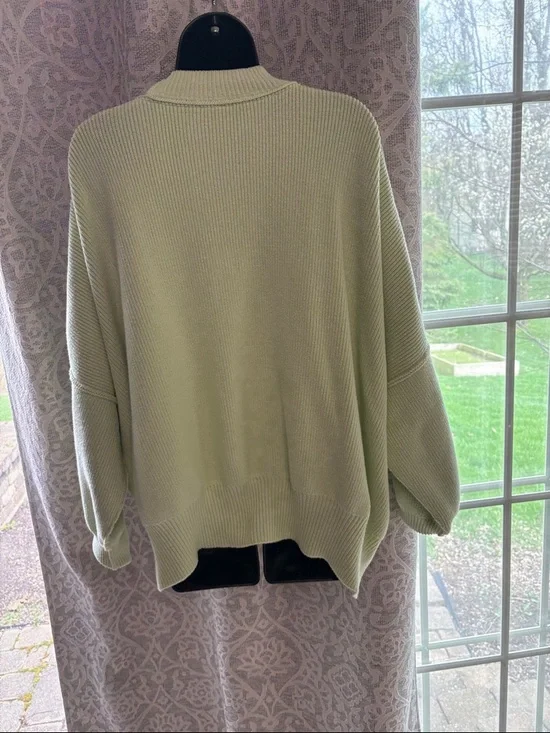 Free people small easy street ribbed knit tunic sweater - Picture 3 of 6